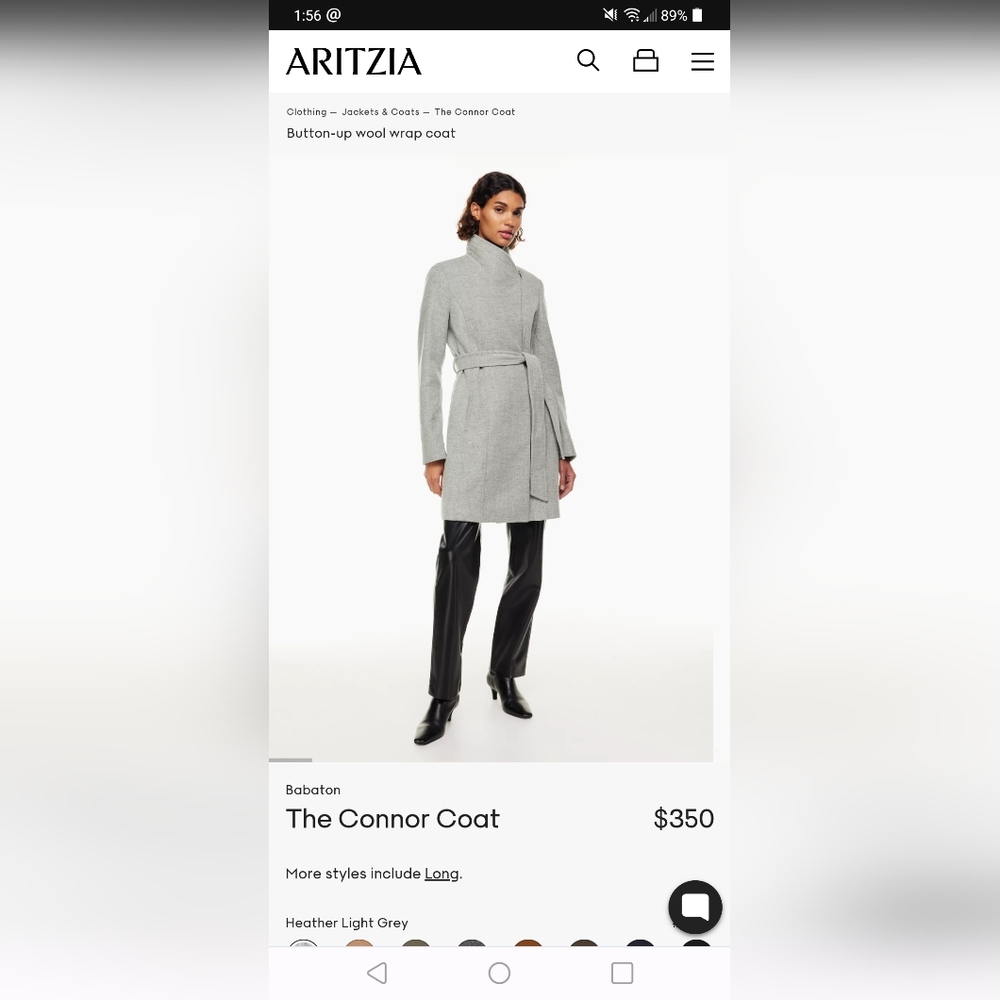 Babaton Atelier 00 Grey Coat